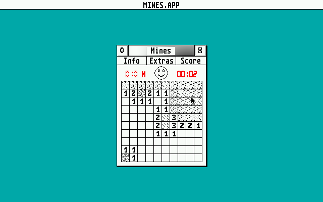 Mines atari screenshot